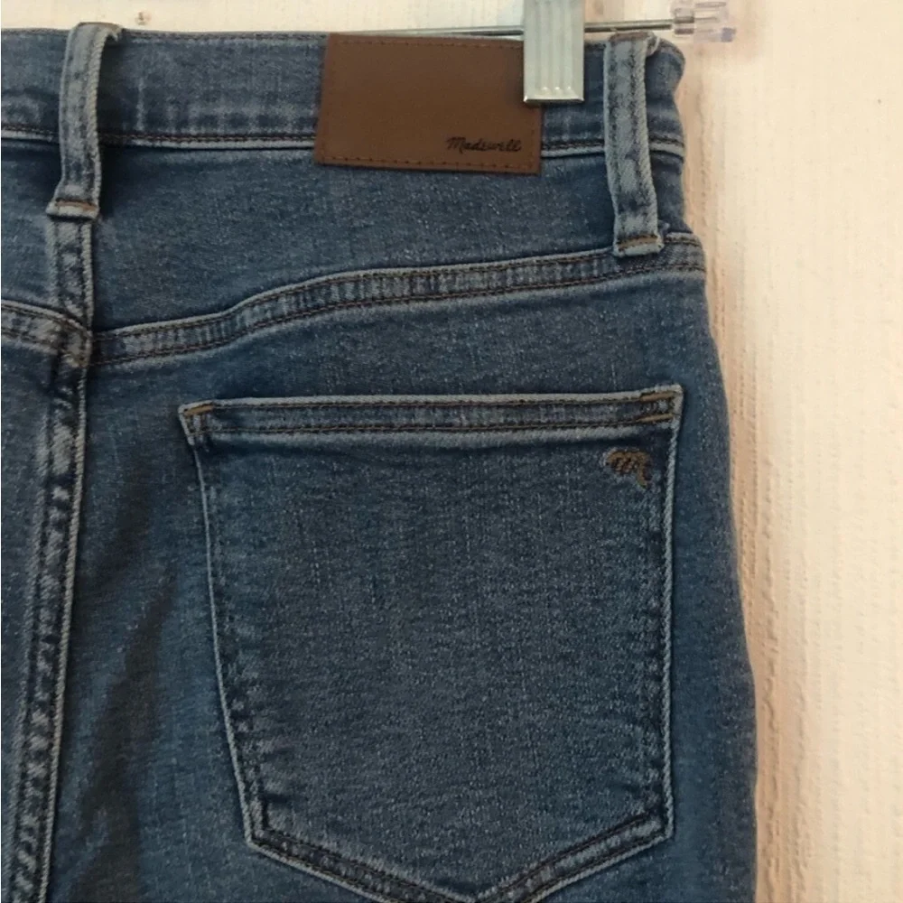 Madewell 9” Mid-Rise Skinny Crop Blue Jeans